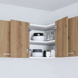 vidaXL viseći ormarić riga umjetnički hrast i bijela 57 x 57 x 40 cm | shoptok.hr