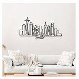 WALLXPERT dekorativni metalni zidni pribor seattle crna boja | ePonuda.com