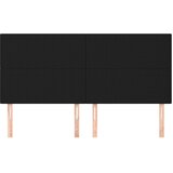  Uzglavlje Crno 180x5x118/128 cm Tkanina | shoptok.hr
