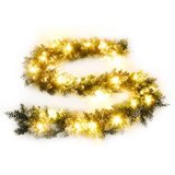  Božićna girlanda s LED svjetlima zelena 5,2 m PVC | shoptok.hr