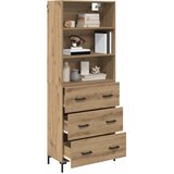  Highboard Umjetnički hrast 69,5 x 34 x 180 cm Konstruirano drvo | shoptok.hr