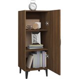  Komoda boja smeđeg hrasta 34,5x34x90 cm konstruirano drvo | shoptok.hr