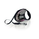 Flexi glam composition povodac za pse, s, crni Cene