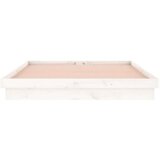  Posteljni okvir bel 140x190 cm trden les, (20906500) | Shoptok.si