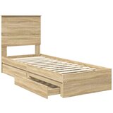  Krevet s od storage Sonoma hrast 75 x 190 cm Konstruirano drvo | shoptok.hr