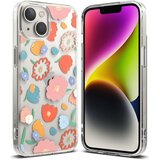 Ringke Oklepni ovitek z okvirjem iz gela za iPhone 14 Plus Fusion Design Floral Transparent, (21522008) Cene