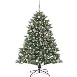 vidaXL Umestno božično drevo med 150 LED Zelena 105 x 105 x 150 cm | Shoptok.si