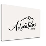  Motivacijska slika na platnu Adventure awaits_002 (moderne) Cene