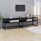 vidaXL TV ormarić boja crnog mramora 160 x 40 x 40,5 cm kaljeno staklo Cijene