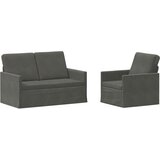  Set sofe 2 pcs Tamnosiva Kordura tekstil | shoptok.hr