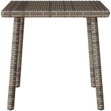  Vrtni stolić za kavu pravokutni sivi 40x40x37 cm poliratan | shoptok.hr