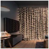 Brilagi LED božićna zavesa 300xLED/8 funkcija/3xAA/USB 1,2m topla bela Cene