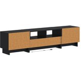  5-dijelni LED TV ormarić Crna Konstruirano drvo - Crna 81 cm | shoptok.hr