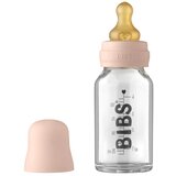 Bibs staklena flašica za bebe complete set 110ml, blush Cene