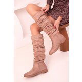 Soho Mink Suede Women's Boots 17677 Cene