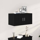 Zidni ormar crni hrast 80x39x40 cm konstruirano drvo | shoptok.hr