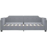  Dnevni krevet na razvlačenje svjetlosivi 90 x 190 cm od tkanine | shoptok.hr
