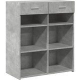 Maison Chic Komoda - Predalnik betonsko siva 80x42,5x93 cm konstruiran les, (21718260) Cene