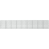  Gabion s žicom debljine 3,5 mm i mrežom 5x10 cm 900x20x150 cm | shoptok.hr