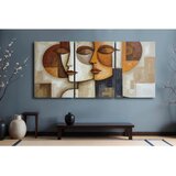 WALLXPERT 3P70100C015 Multicolor Decorative Canvas Painting (3 Pieces) Cene
