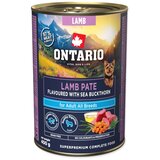 Ontario Dog Adult konzerva, pašteta - jagnjetina in rakitovec 400 g Cene