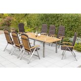 Gardenson Vrtna Garnitura Keros, 7-Delno, Raztegljiva Miza | Shoptok.si