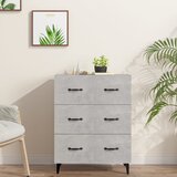 vidaXL Komoda betonsko siva 69,5x34x90 cm konstruiran les Cene
