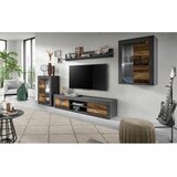 MID.YOU Dnevni Regal Jam, Videz Starega Lesa, 4-Delni | Shoptok.si