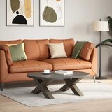  Noge za klub stolić u obliku slova X, 2 kom, prirodni čelik, 70 x (30-31) cm, čelik | shoptok.hr
