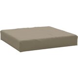 The Living Store Talna blazina za paleto 60x60x8 cm taupe blago - Blazina Za Palete, (21487273) | Shoptok.si