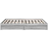  Okvir za krevet s ladicama boja hrasta 150x200 cm drveni | shoptok.hr