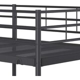 vidaXL Dvoposteljna postelja brez vzmetnice črna 90x190 cm jeklo | Shoptok.si