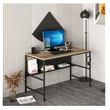 Hanah home Greta 4481 Dore Crni radni sto 120x74x60 cm, Crna | Eponuda.ba