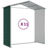  Vrtna lopa zelena 191x980x198 cm pocinkano jeklo, (20956225) | Shoptok.si