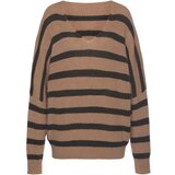 VIVANCE Pulover kamela / črna | Shoptok.si
