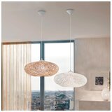 Eglo Campilo visilica/1 e27 1x60w, bijela plastika/bijeli tekstil | shoptok.hr