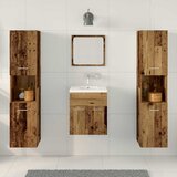  Set namještaja za kupaonicu 4 pcs Staro drvo Konstruirano drvo | shoptok.hr