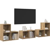 vidaXL Set TV stalka s policom s pohranom 6 pcs Konstruirano drvo | shoptok.hr
