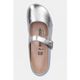 Birkenstock Kožne balerinke Santa Clarita boja: srebrna, 1030679 | shoptok.hr