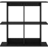  Polica na zidu Zidna montaža Crna 80 x 20 x 75 cm | Shoptok.si