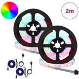  LED traka 4 pcs Crna i prozirna 100 x 0 8 x 0 3 cm | shoptok.hr
