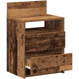 vidaXL Noćni ormarići 2 kom s 2 ladice staro drvo 40x33x60 cm | shoptok.hr