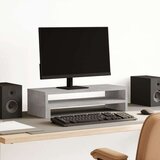 vidaXL Stalak za monitor siva boja betona 54x22x15 cm drveni | shoptok.hr