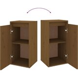 vidaXL TV omarica 2 kosa medeno rjava trdna borovina | Shoptok.si