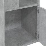  Regal za knjige boja betona 40x36x189 cm konstruirano drvo | shoptok.hr