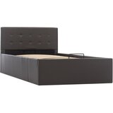 Hidraulični okvir za krevet od umjetne kože sivi 90 x 200 cm | shoptok.hr