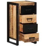 vidaXL Predalčnik 40x40x90 cm Masivni neobdelan les Mango | Shoptok.si