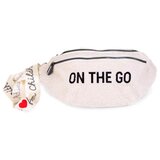 Childhome torbica za okoli pasu on the go teddy off white | Shoptok.si