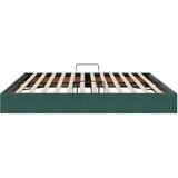  Krevet s od storage s pohranom Tamnozelena 200 x 200 cm Baršun - Tamnozelena 200 x 200 cm | shoptok.hr
