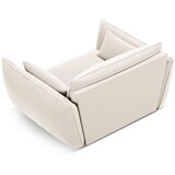 Mazzini Sofas Bež žameten fotelj Vanda – | Shoptok.si
